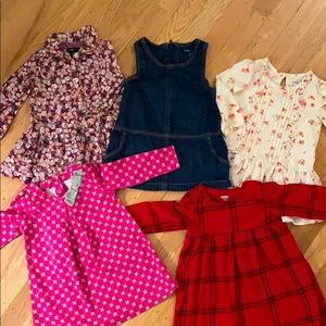 Bundle / lot of five dresses all size 12-18 mo